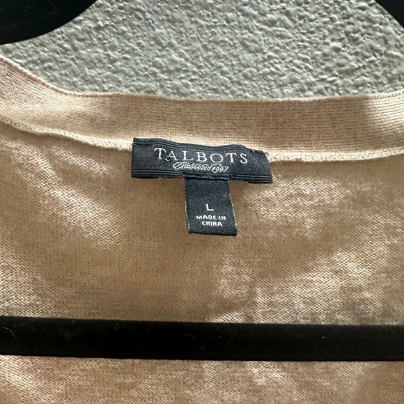 Talbots Cream Knit Sweater - Picture 3 of 3